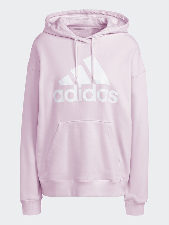 adidas adidas Džemperis Essentials Big Logo Oversized French Terry Hoodie IL3319 Rožinė Loose Fit