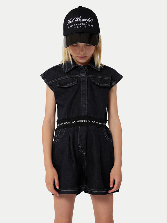 Karl Lagerfeld Kids Salopetă Z30101 D Bleumarin Regular Fit