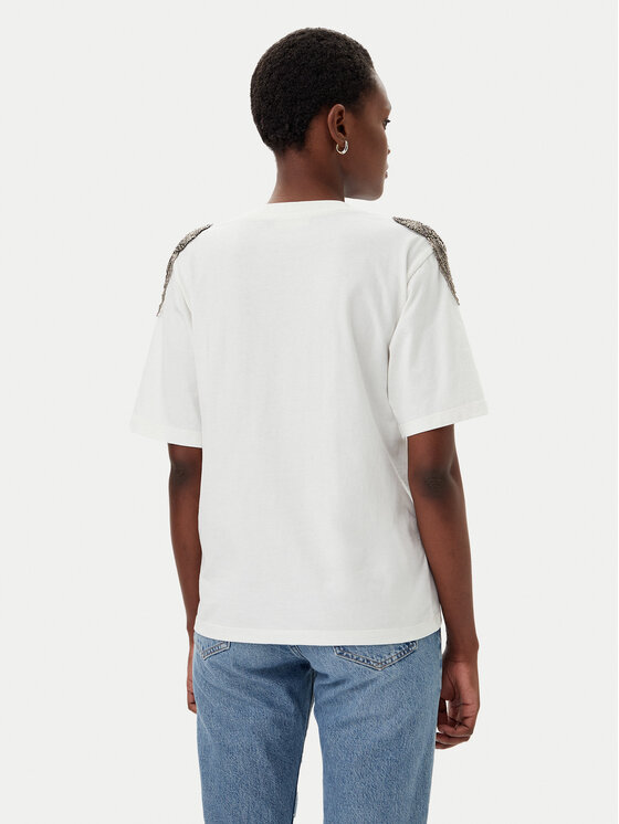 ViCOLO ViCOLO T-Shirt RD0015 Bílá Regular Fit