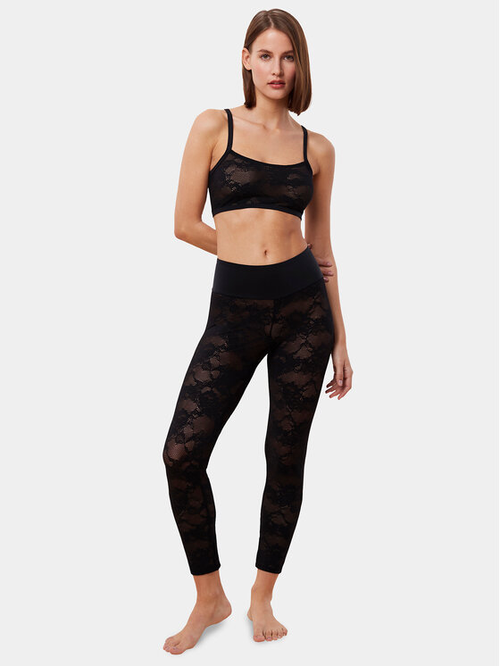 Triumph Getras Smart Deco Leggings 10215938 Melns