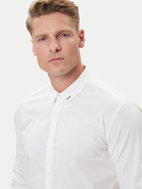 HUGO HUGO Košeľa Ero3 50475678 Biela Extra Slim Fit