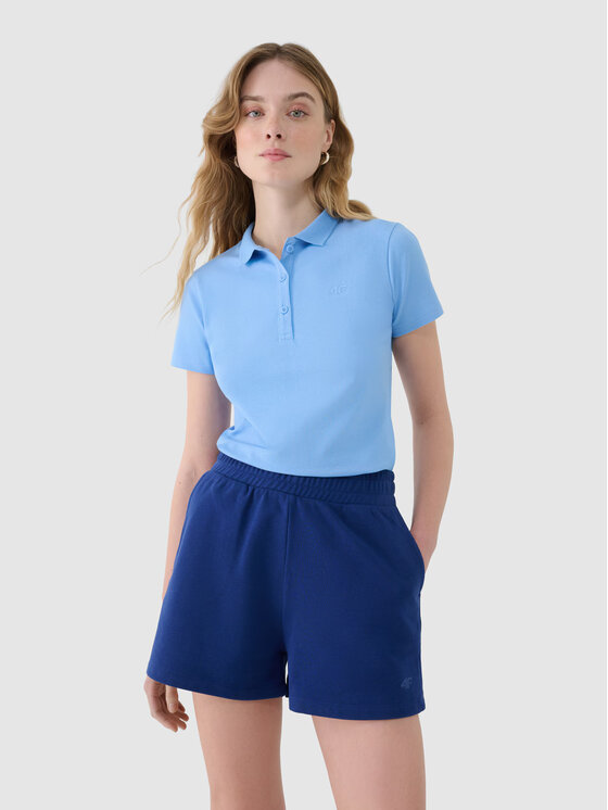 4F 4F Polo 4FWMM00TPTSF365-32S Blu Slim Fit