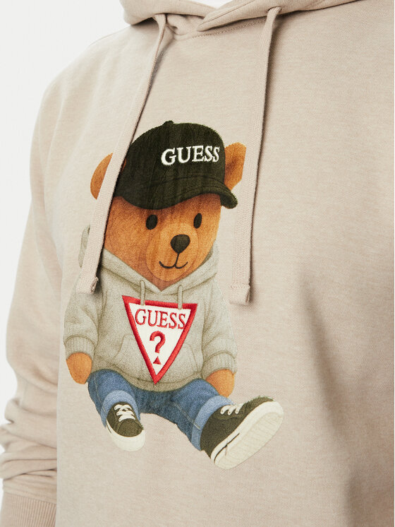 Guess Guess Μπλούζα M6BQ31 K6562 Μπεζ Regular Fit
