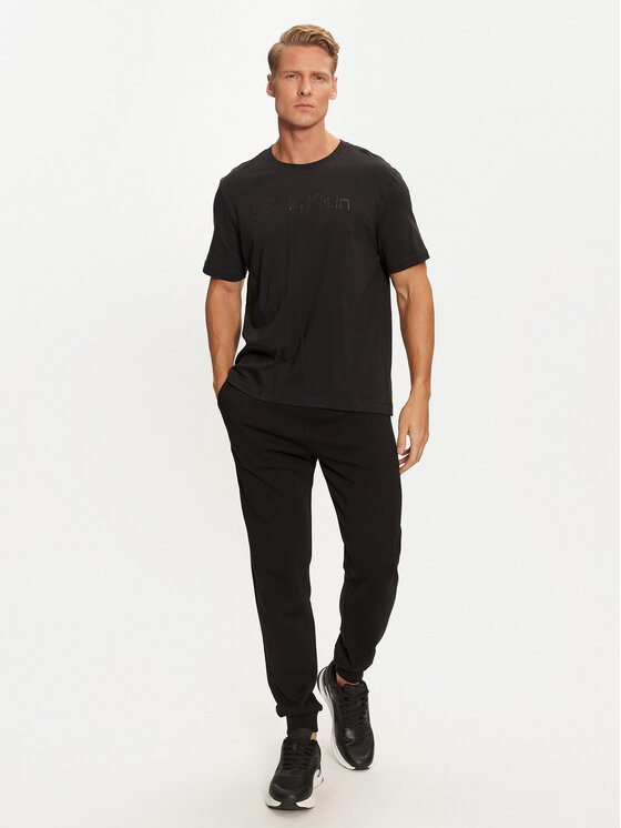 Calvin Klein Performance Calvin Klein Performance Marškinėliai 00GMF4K110 Juoda Regular Fit