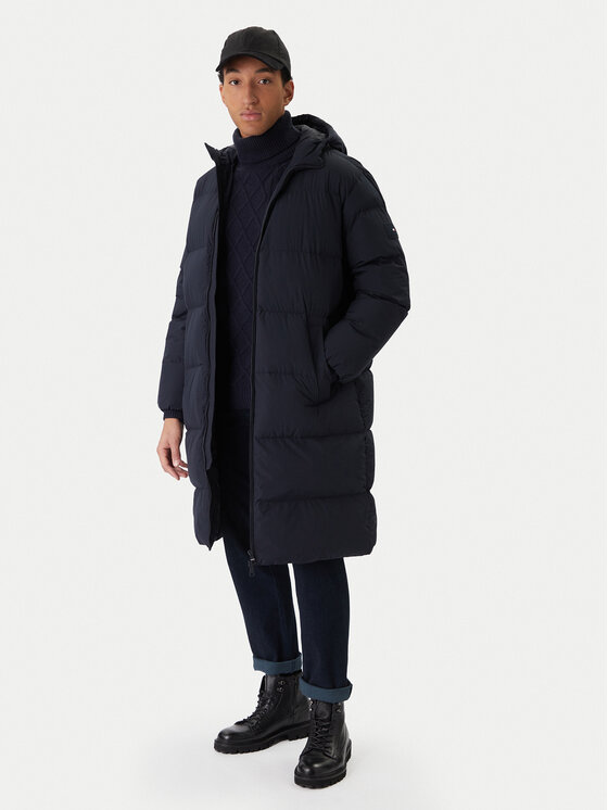 Tommy Hilfiger Tommy Hilfiger Daunenjacke MW0MW40628 Dunkelblau Regular Fit