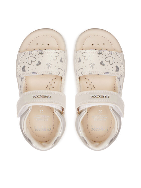 Geox Geox Sandały B Sandal Tapuz Girl B450YA 054AJ C0007 Biały