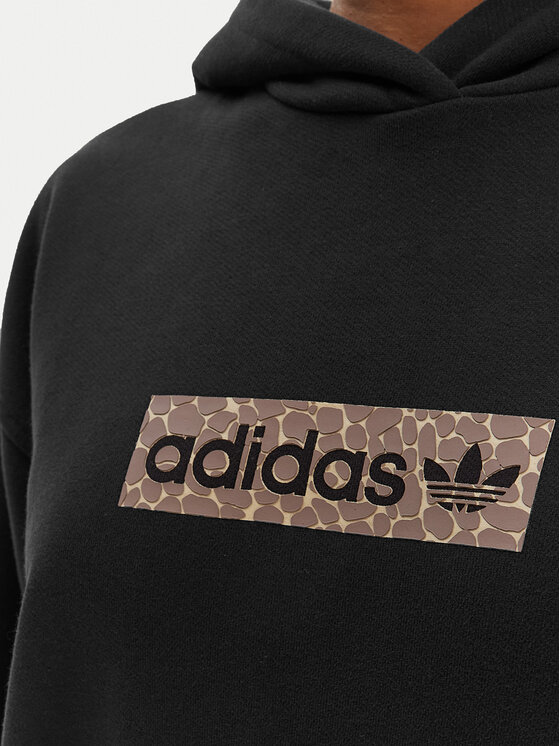 adidas adidas Bluză KD2823 Negru Oversize