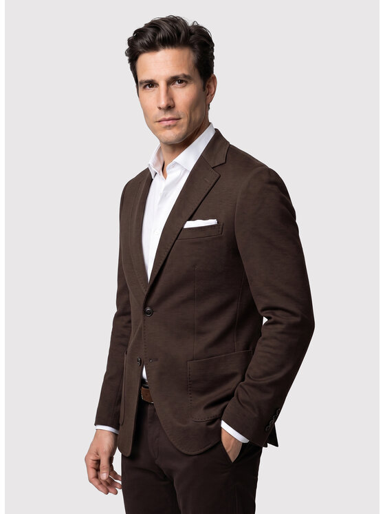 Pako Lorente Pako Lorente Marynarka P26WN-3X-022 Brązowy Slim Fit