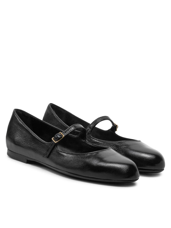 AGL AGL Baleriny Milly Mary Jane D544031PCCREAS0000 Czarny