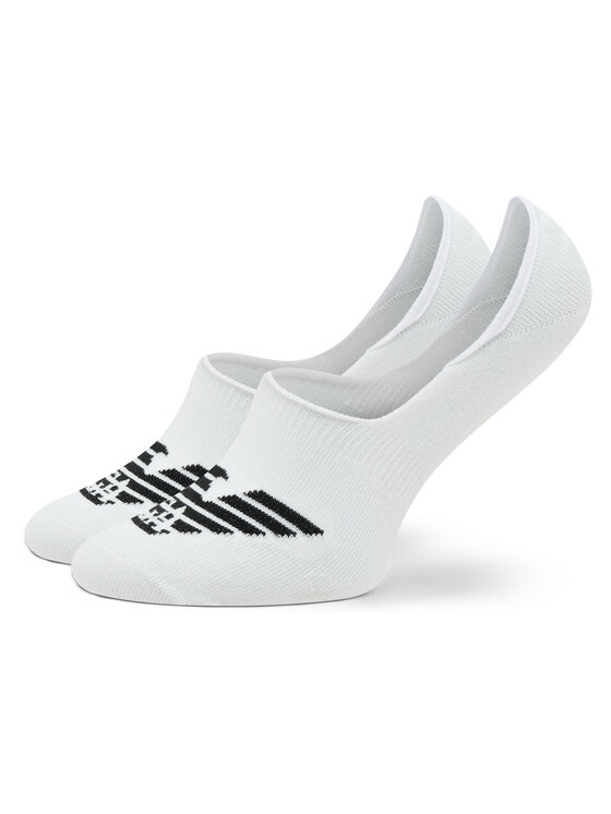 Emporio Armani Emporio Armani Set di 3 paia di pedulini da uomo 306227 3R234 60210 Bianco