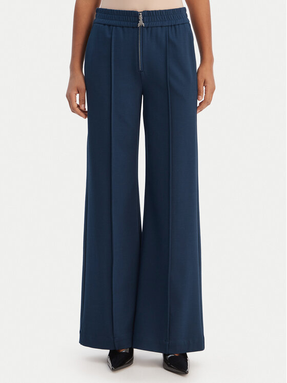 Patrizia Pepe Pantaloni din material 8P0813/A715 Albastru Wide Leg