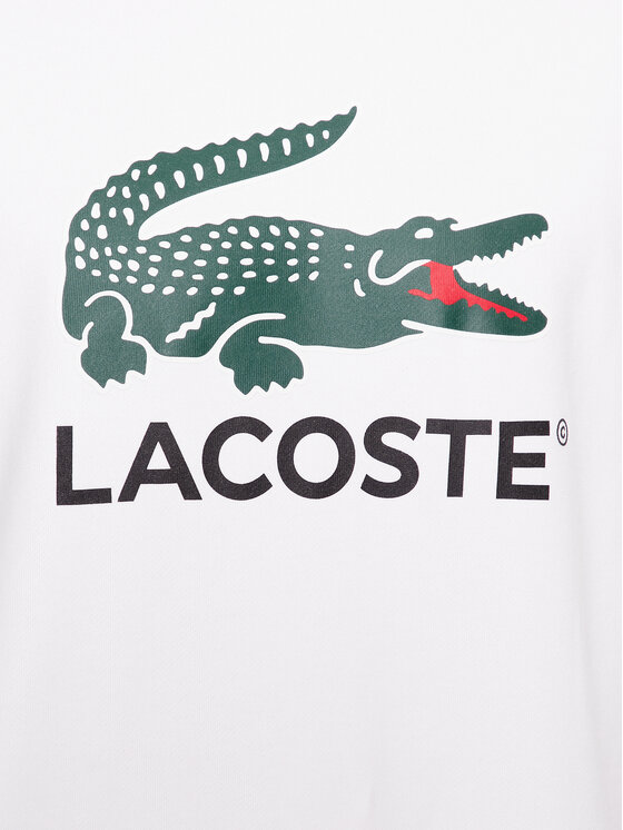 Lacoste Lacoste Felpa SH1281 Bianco Regular Fit