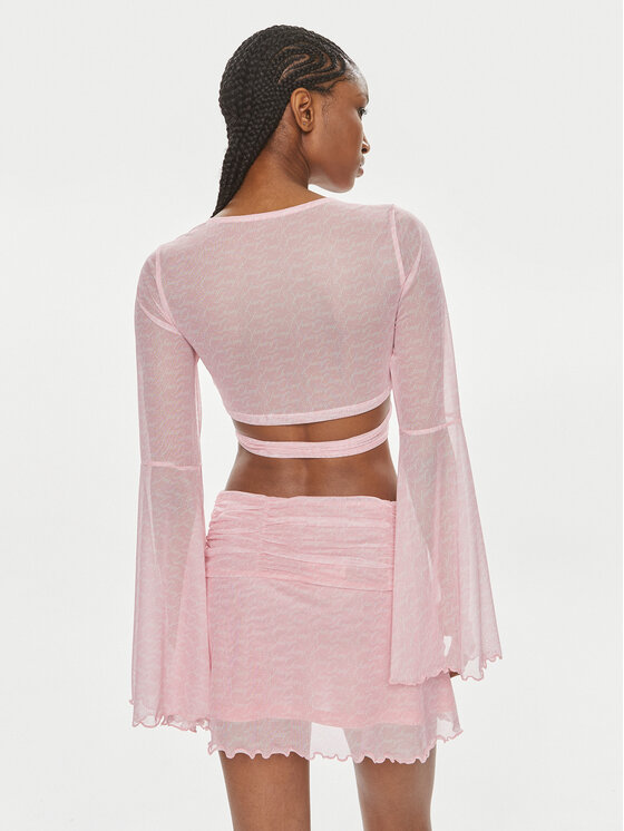 Juicy Couture Juicy Couture Bluză JCWCT23326 Roz Slim Fit
