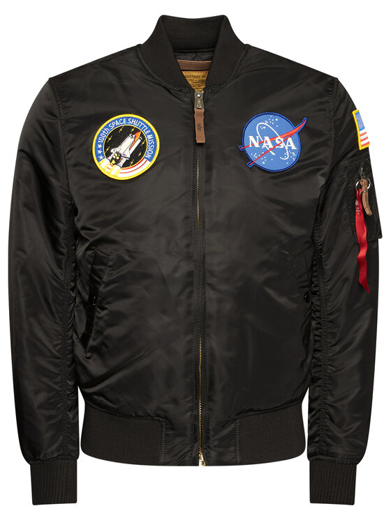 Alpha Industries Alpha Industries Bomber Nasa 166107 Crna Regular Fit