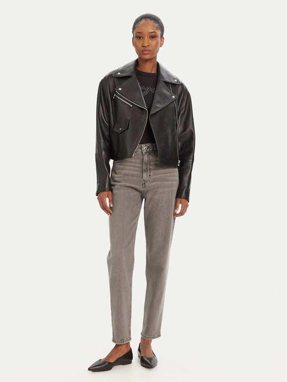 HUGO HUGO Jeansy 50544798 Šedá Straight Fit