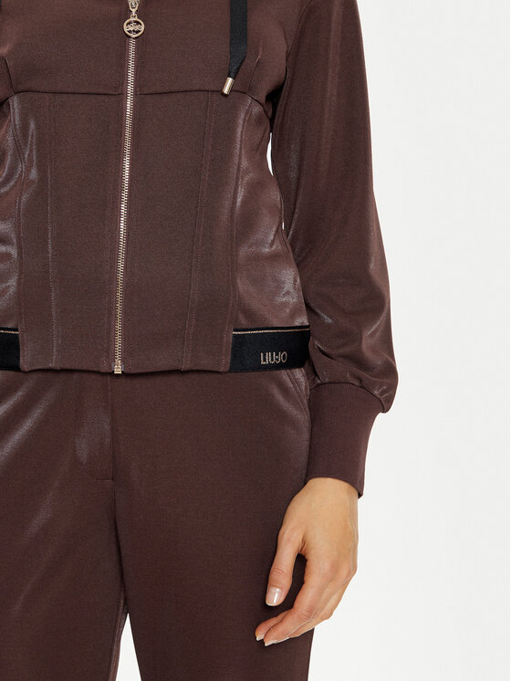 Liu Jo Sport Liu Jo Sport Суитшърт TF4256 J4751 Кафяв Regular Fit