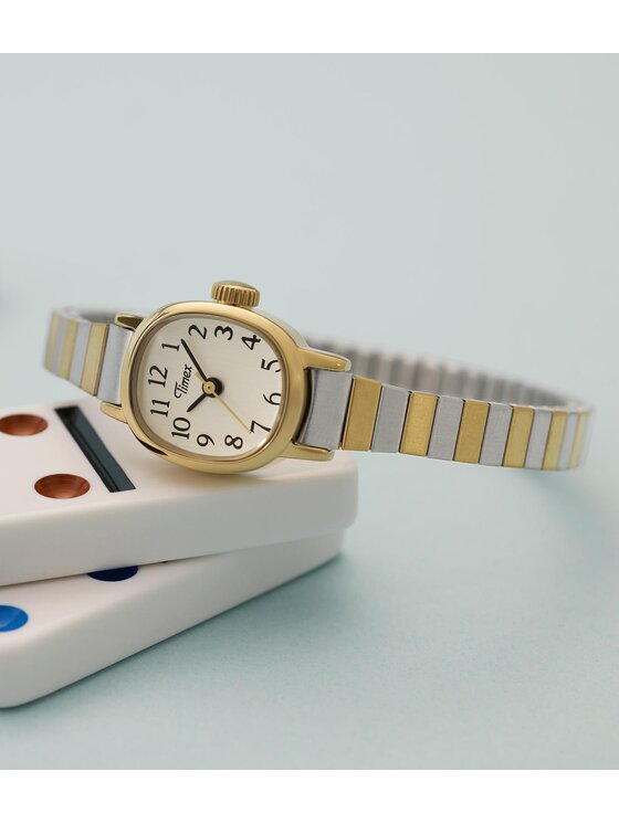 Timex Timex Zegarek TW2Y66900 Srebrny