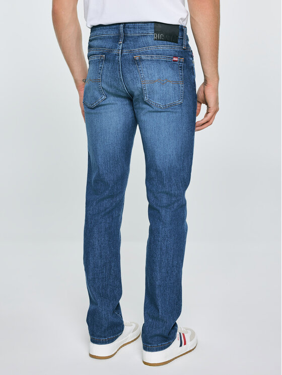 BIG STAR BIG STAR Jeansy TERRY HIGH WAIST Granatowy Slim Fit