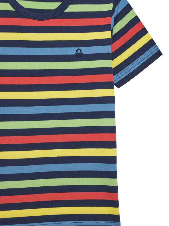 United Colors Of Benetton United Colors Of Benetton T-shirt 3FHXC10MW Šarena Regular Fit