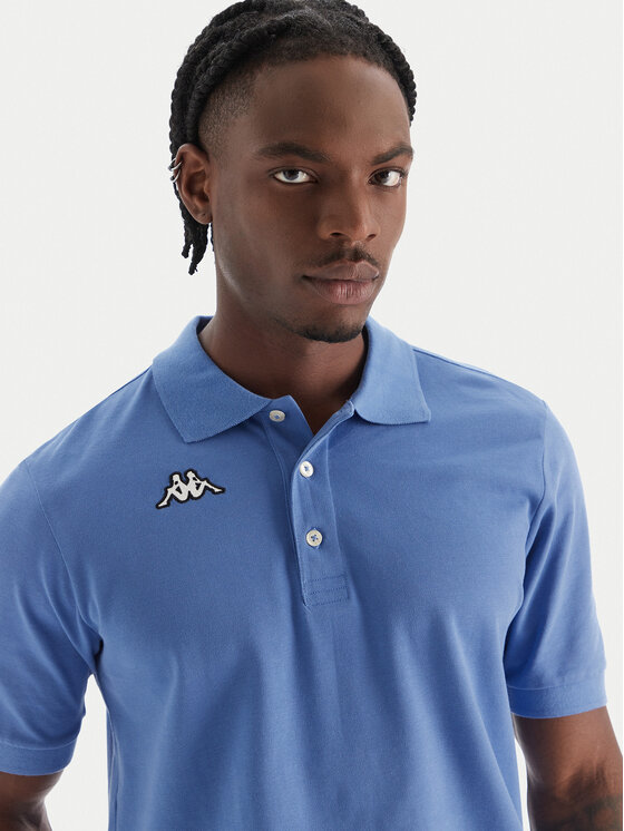 Kappa Kappa Polo majica Logo Sharas Mss 302B3D0 Modra Regular Fit