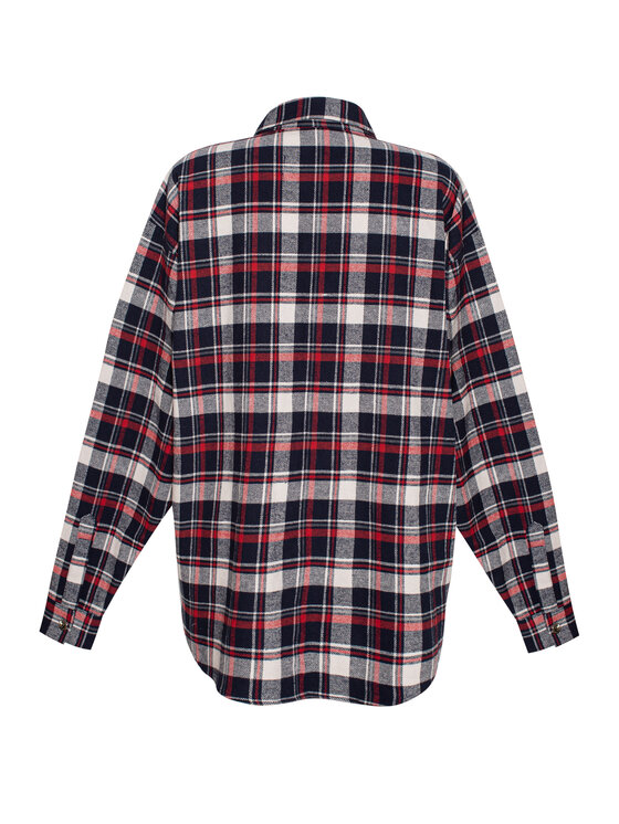 Magda Matyja Magda Matyja Koszula ROCKY SHIRT Granatowy Loose Fit