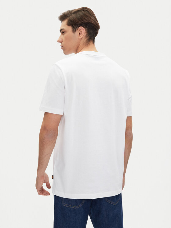 BOSS BOSS Póló Te_Dunetrace 50539187 Fehér Regular Fit