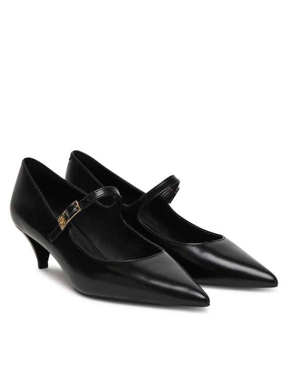 Tommy Hilfiger Tommy Hilfiger Augstpapēžu kurpes Low Pump Abrasivato FW0FW09321 Melns