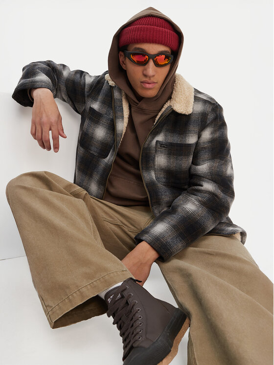 Billabong Billabong Pārejas jaka Hills Sherpa EBYJK00136 Pelēks Regular Fit