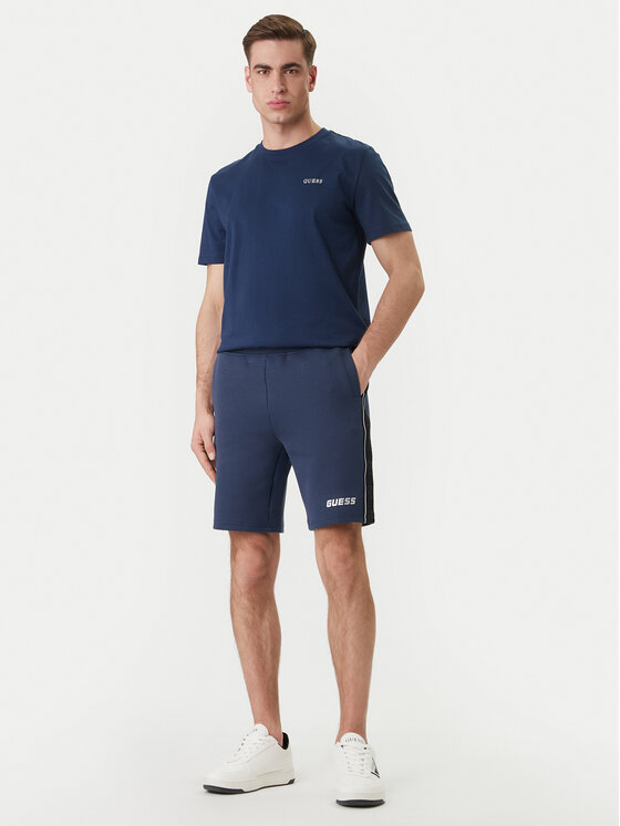Guess Guess Sportovní kraťasy Z4RD04 KB3P2 Tmavomodrá Regular Fit