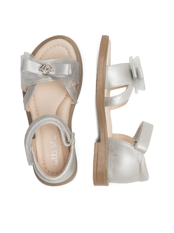 Nelli Blu Nelli Blu Sandalen CM220707-1 Silberfarben
