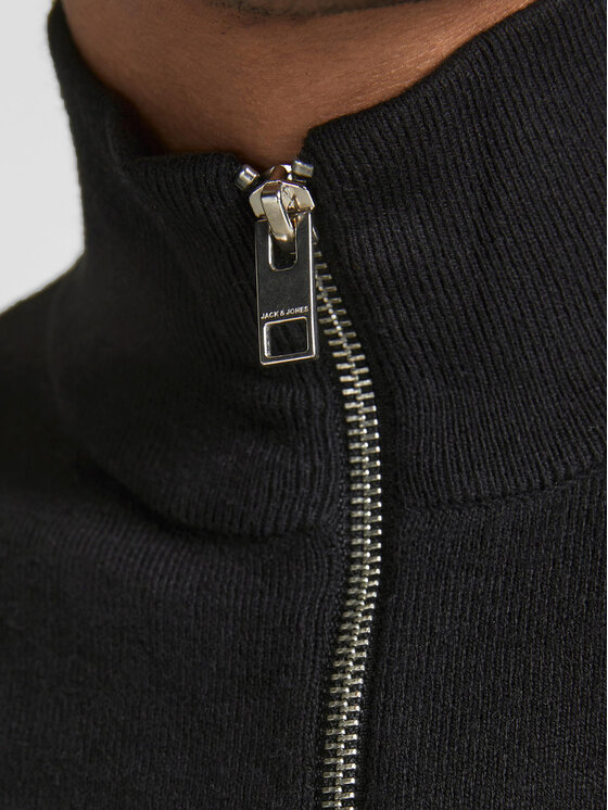 Jack & Jones Jack & Jones Sweter Emil 12189339 Czarny Regular Fit