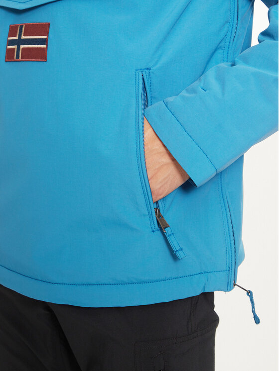 Napapijri Napapijri Μπουφάν anorak Rainforest Pocket 2 NP0A4GMD Μπλε Regular Fit