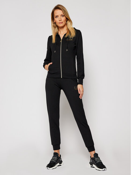 EA7 Emporio Armani Tepláková súprava 8NTV51 TJ9RZ 1200 Čierna Regular Fit
