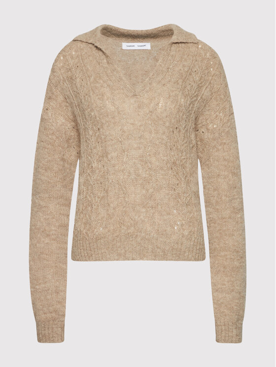 Samsøe Samsøe Samsøe Samsøe Maglione Neta F21300016 Beige Relaxed Fit