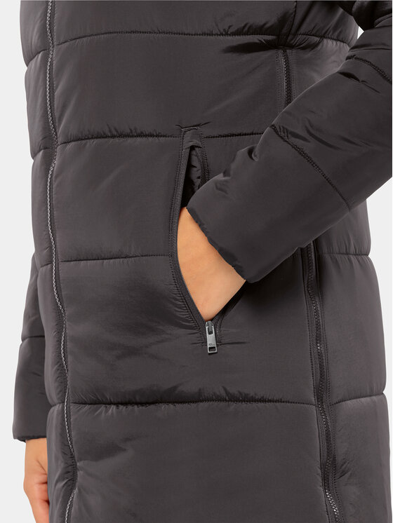 Jack Wolfskin Jack Wolfskin Žieminė striukė Eisbach Coat 1206981 Juoda Regular Fit