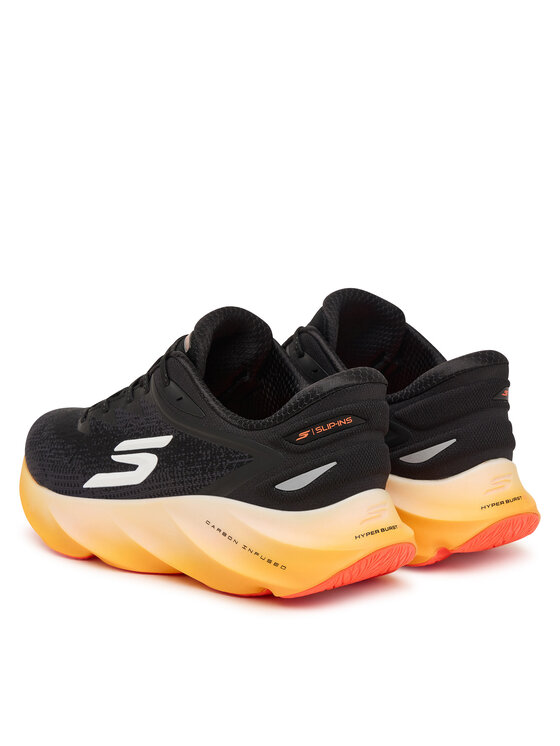 Skechers Skechers Buty do biegania Slip-ins: Aero Burst 246215/BKOR Czarny