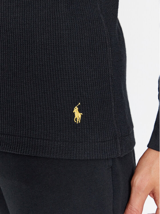 Polo Ralph Lauren Polo Ralph Lauren Μπλούζα πιτζάμας 714899615004 Μαύρο Slim Fit