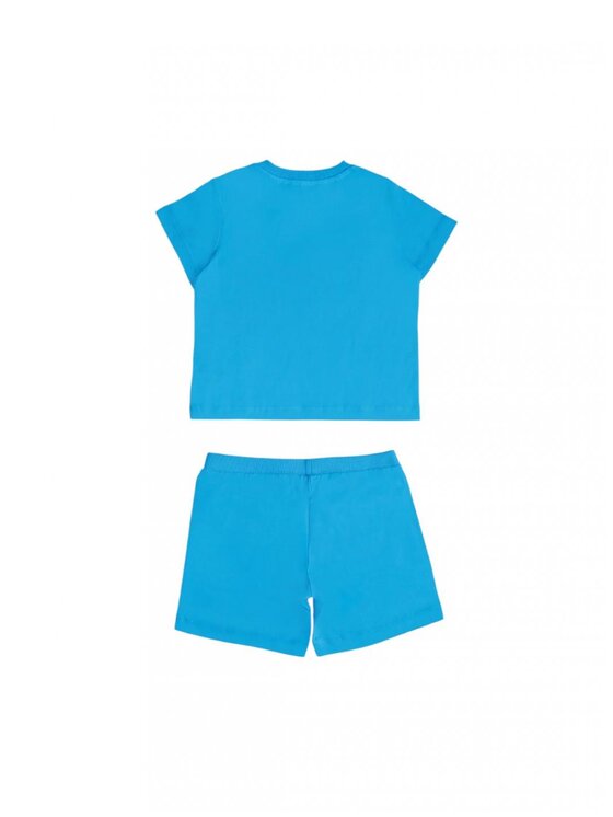 LOVE MOSCHINO LOVE MOSCHINO Komplet dresowy mvg00m_laa02_41047 Turkusowy Regular Fit