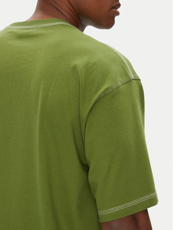 adidas adidas Marškinėliai Trefoil Essentials JX5245 Žalia Regular Fit