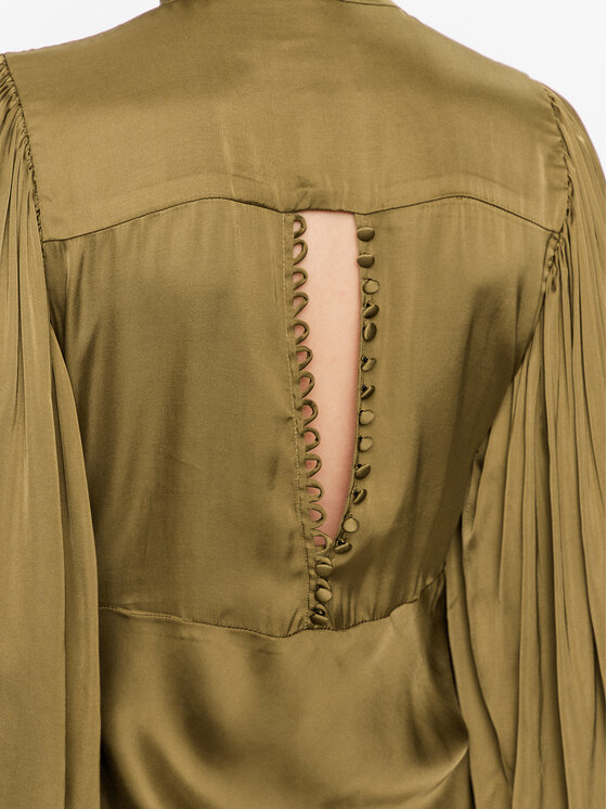 Herskind Herskind Večernja haljina Shila 4832370 Smeđa Regular Fit