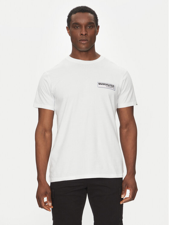 Quiksilver Quiksilver T-Shirt EQYZT08095 Bílá Regular Fit