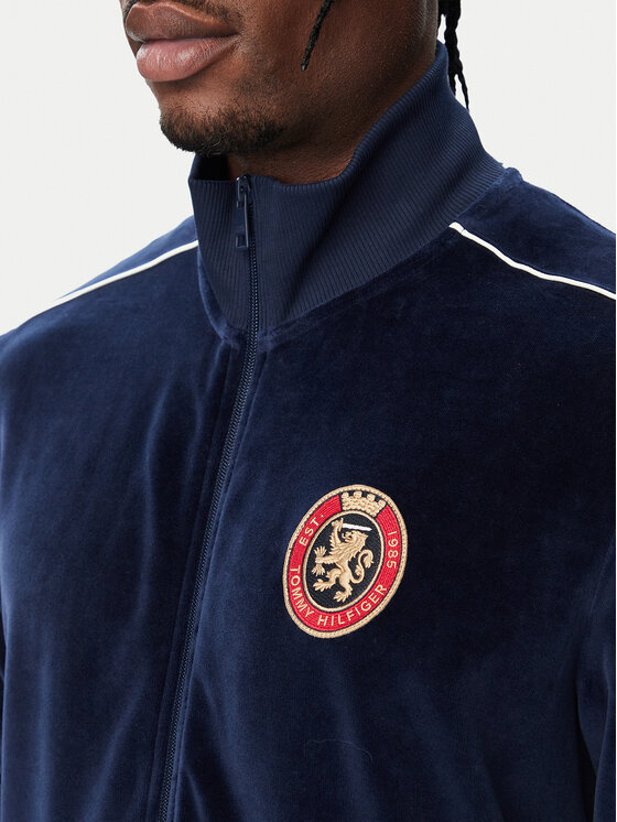 Tommy Hilfiger Tommy Hilfiger Mikina MW0MW45209 Tmavomodrá Regular Fit