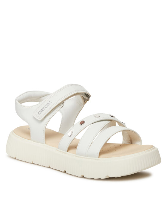 Geox Geox Σανδάλια J Sandal Kodette Gir J45DBI 0003W C1000 D Λευκό