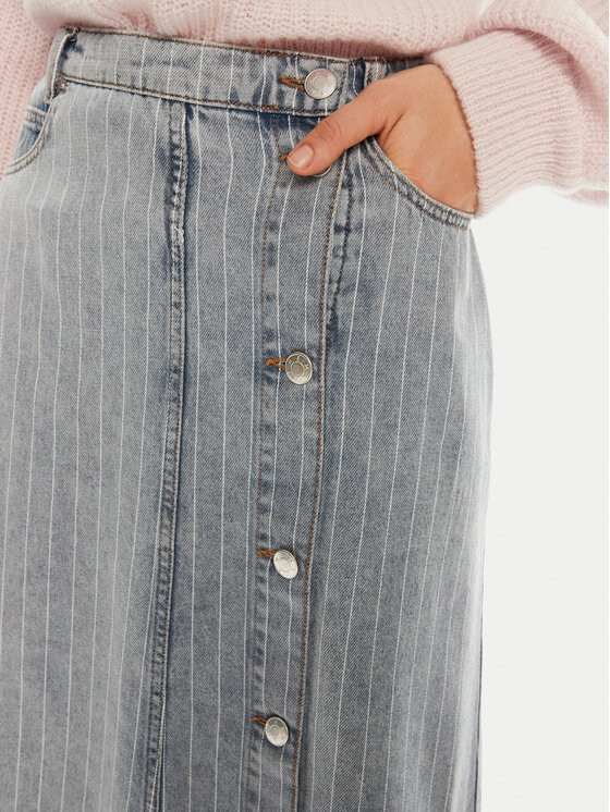 Munthe Munthe Джинсова спідниця Saima 244121424405 Голубий Regular Fit