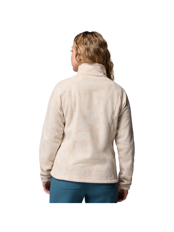 Columbia Columbia Felpa di pile Columbia Benton Springs Printed Full Zip Beige Regular Fit