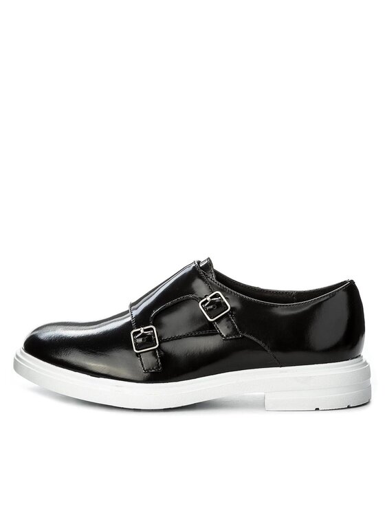 Gino Rossi Gino Rossi Oxford Schuhe Mitsu DPH612-Z43-Y800-9900-0 Schwarz