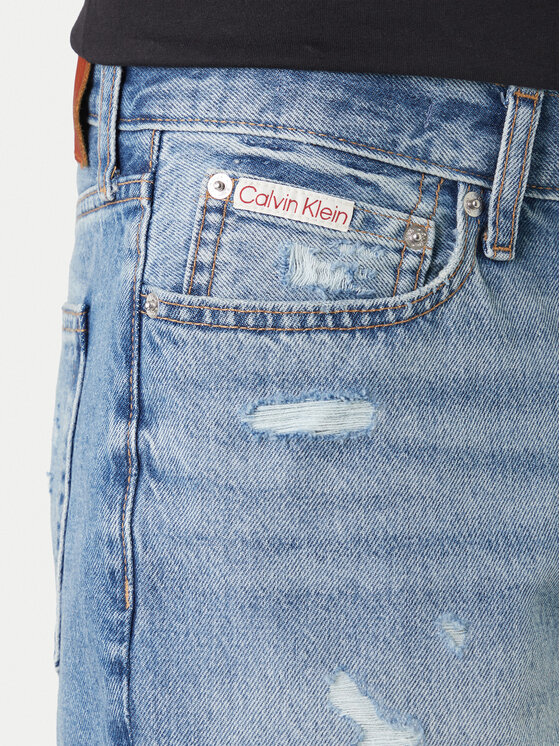 Calvin Klein Jeans Calvin Klein Jeans Džínové šortky LV04RF790G Modrá Slim Fit