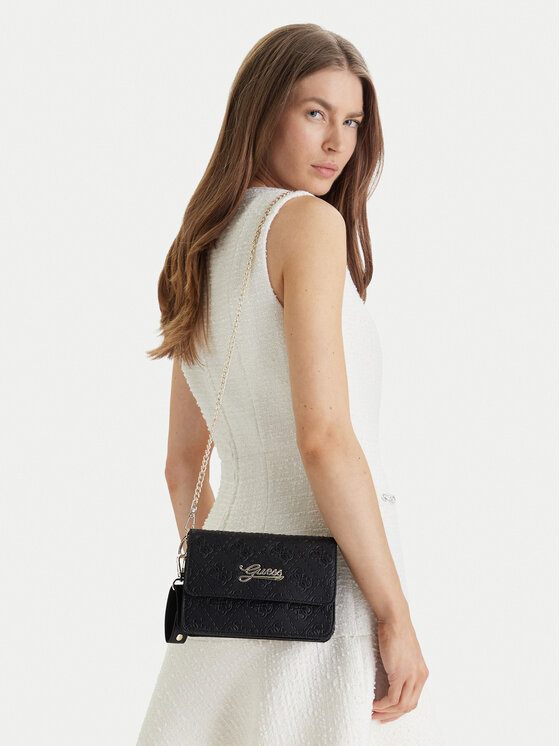 Guess Guess Дамска чанта J6RZ15 WGT10 Черен