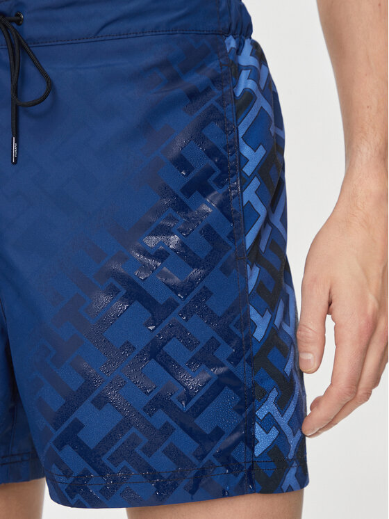 Tommy Hilfiger Tommy Hilfiger Шорти для плавання UM0UM03211 Cиній Slim Fit