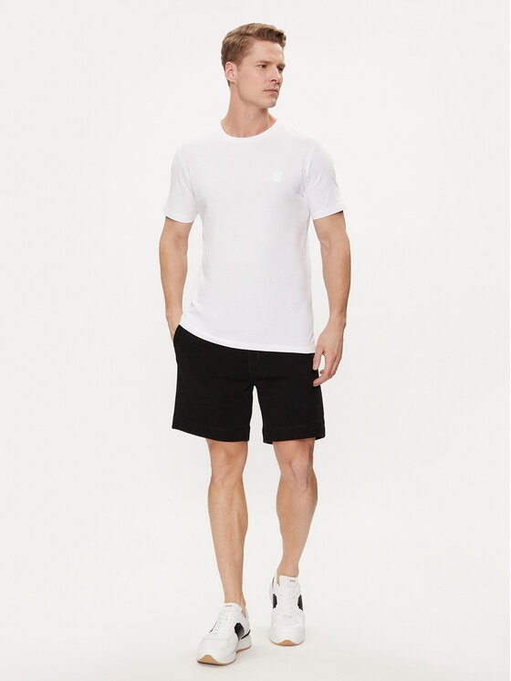 BOSS Boss Sportiniai šortai Sewalk 50511726 Juoda Regular Fit